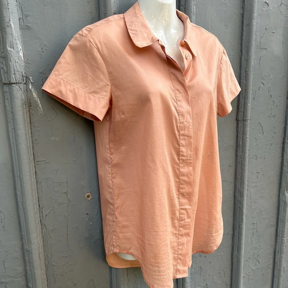 Chloé Pink Button down  light Blouse, size 6 - Picture 5 of 13